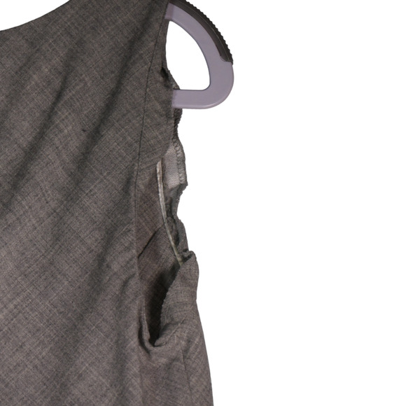 DKNY Essentials Dress Womens Small Gray Wool Spandex Blend Stretch Jumper - Picture 6 of 7